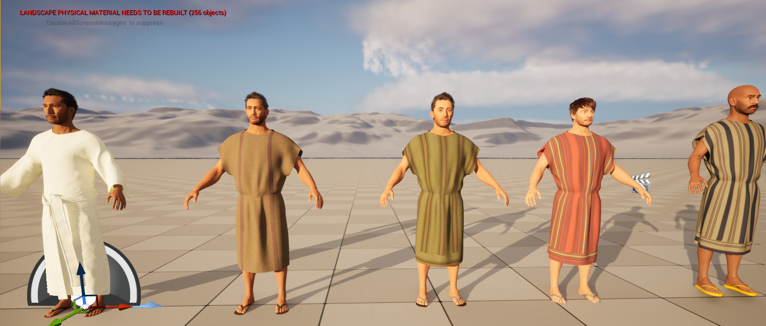 MetaHuman characters with custom clothing in Unreal Engine