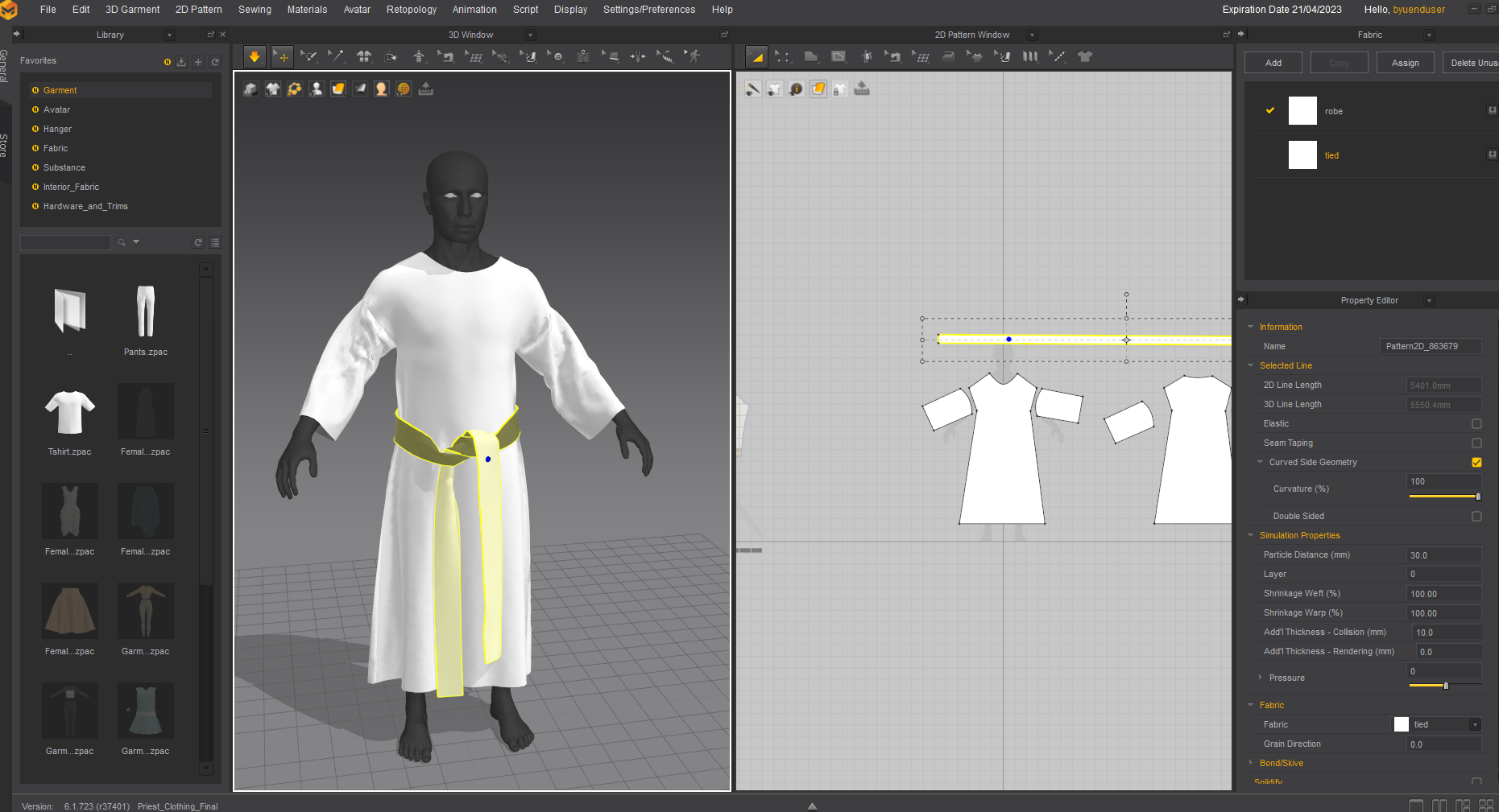 Custom MetaHuman garments in Marvelous Designer
