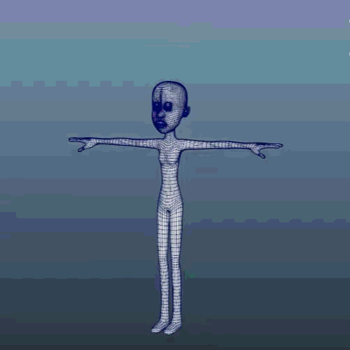 Animated demonstration of the Universal Base Mesh system